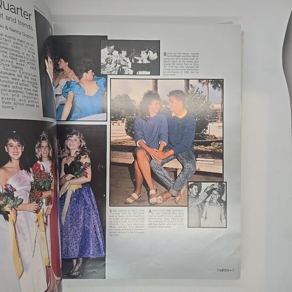 1988 Boca Raton FL Community High School PAW Yearbook Cutting Edge - Picture 4 of 9